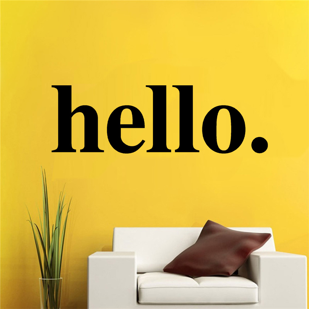 Hello Quotes Naklejka ścienna  – Office Furniture For Sale recenzja i cena
