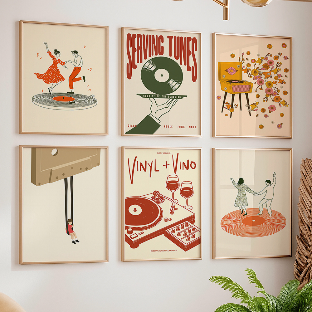 1 szt. Vintage Plakat Muzyczny – Office Furniture For Sale recenzja i cena